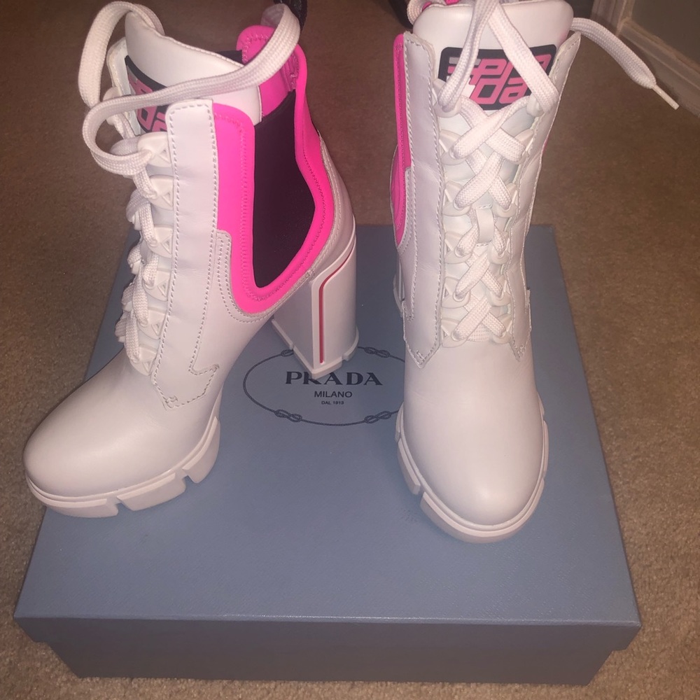 Prada hiker boots
